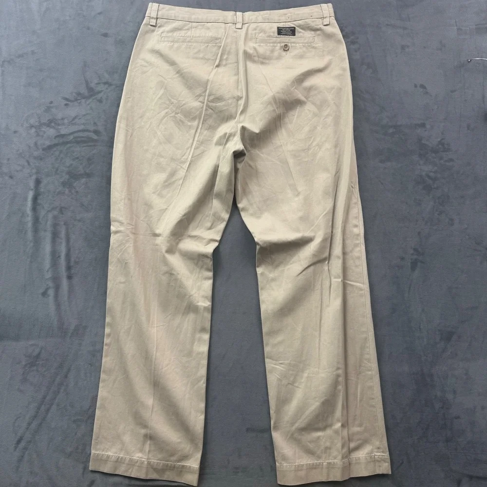 Banana Republic Dawson Chinos Mens 36x32 Khaki Tan Cotton Straight Leg Pants